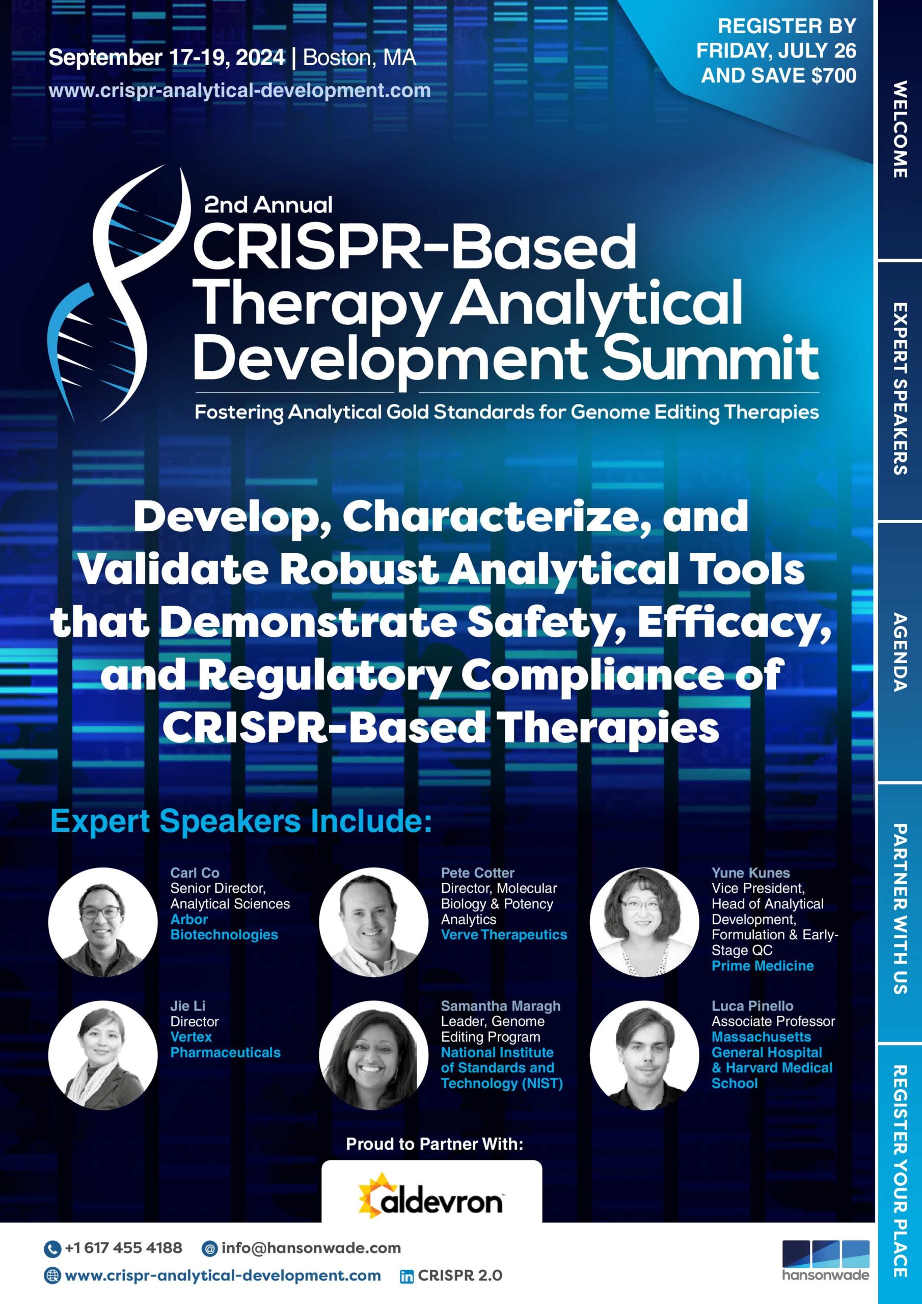 2nd CRISPR-Based Therapy Analytical Development - 2024 Event Guide